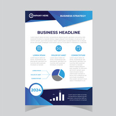 Brochure template layout design. Corporate business annual report, catalog, magazine, flyer mockup. Creative modern bright concept circle round shape