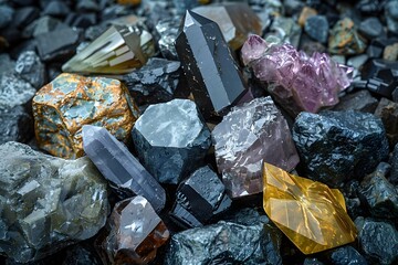 The Crucial Role of Rare Earth Minerals in Sustainable Resource Management Amid Climate Change. Concept Sustainable Resource Management, Rare Earth Minerals, Climate Change Impacts