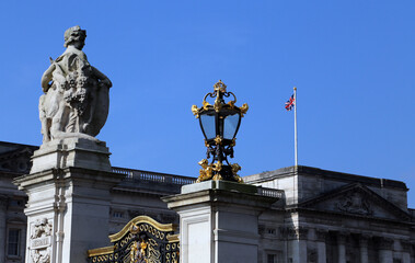 One of the gates of Buckingham Palace