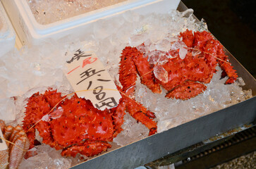 Nijo Market at Sapporo City in Hokkaido