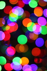 abstract colorful disco bokeh background