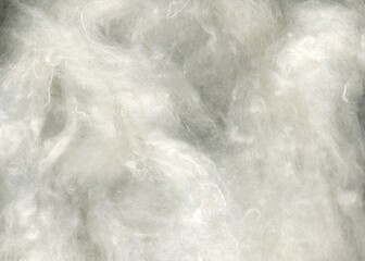 Close up of natural white cotton texture. Abstract cloud background.
