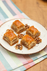 walnut baklava