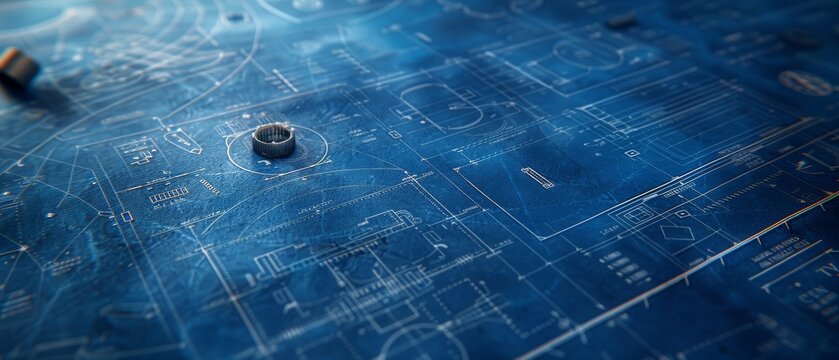 Blueprint Texture Craft a high resolution blueprint background image with a realistic paper texture perfect for adding authenticity to engineering designs