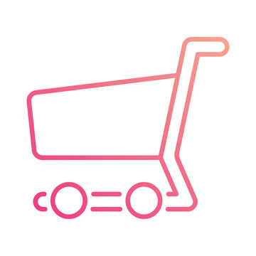 Shopping Cart icon editable stock vector illustration.