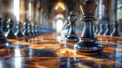 Chess Strategy Explore different chess strategies and how they might be represented