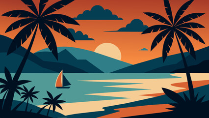 Exquisite Hawaiian Seamless Pattern Background for Vibrant Design