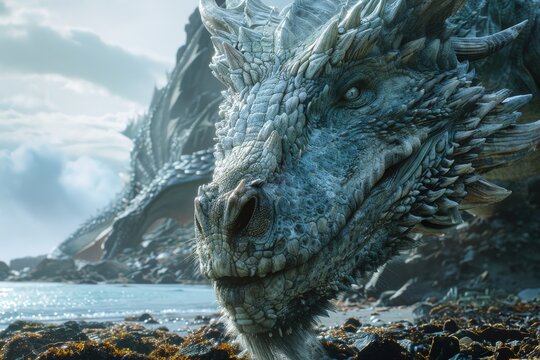 Summon a mythical wyvern through an ancient recipe infused with marine elements.