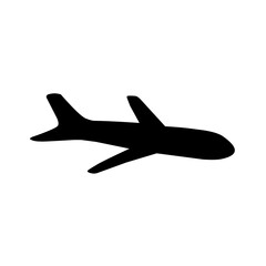 airplane silhouette vector
