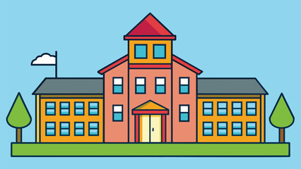 Fototapeta premium school building vector design 2.eps