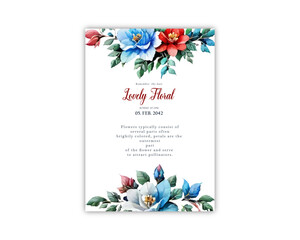 Wedding card background invite vector template greeting card design 