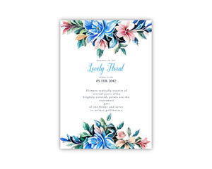 Wedding card background invite vector template greeting card design 