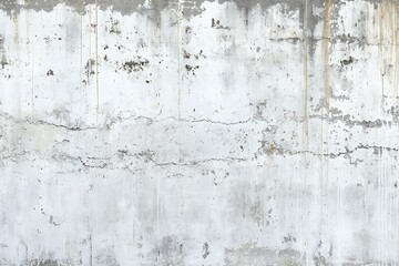Grunge white concrete wall texture background for interior or exterior design