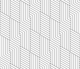 Vector seamless texture. Modern geometric background. A mesh of fine threads. - 763968588