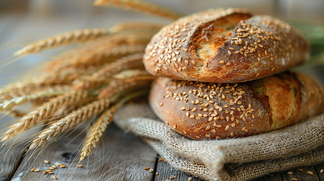 gluten free bread,  Celiac disease awareness month. background, banner, card, poster, template. Vector illustration. - Powered by Adobe