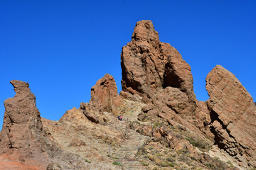 Fototapeta na wymiar Tenerife, Canary Islands - march 15 2024 : Teide National Park