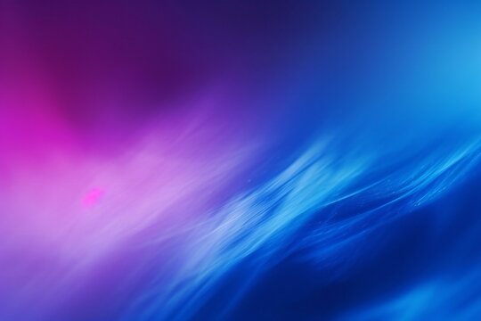 Abstract blue background with smooth lines and bokeh - macro