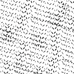 Short lines or spots form a grainy texture to create a noisy surface.