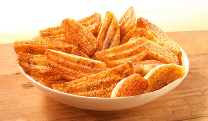 Kräuterkartoffeln, Pommes Frites, Kartoffeln, Ofenkartoffeln, Kräuter,
