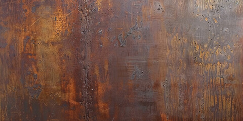 Rustic metal background with distressed brown and rust tones,A rusty metal surface with clear signs of corrosion and rust formation. for backgrounds, textures, industrial concepts, banner