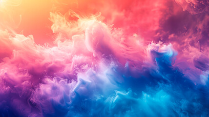Abstract background with colorful smoke. Pink, blue, and purple colors