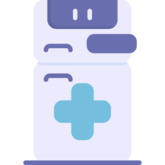 Obraz premium Fridge Icon