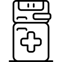 Obraz premium Fridge Icon