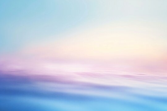 Abstract background - soft focus, blurred image of sea and sky