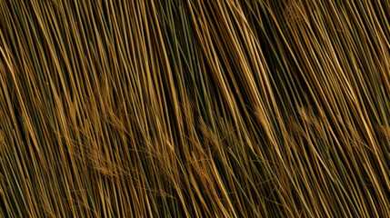 Fototapeta premium Yellow straw seamless pattern.