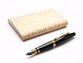 a pen and a notebook