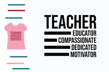 happy teachers day t shirt design