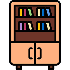 Bookshelf Icon