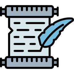 Quill and Scroll Icon