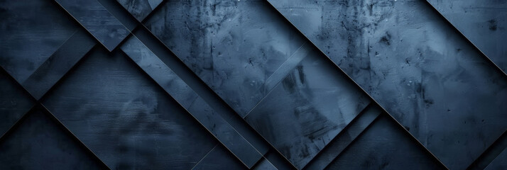 3d black diamond pattern abstract wallpaper on dark background, Digital black geometric triangular gradient shapes  textured graphics poster background