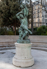 Statue in Square du Palais-Galliera