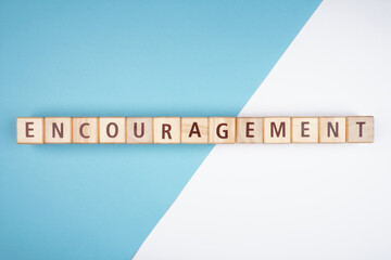 Encouragement Words of Encouragement Isolated Background