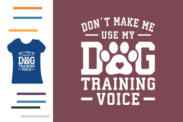 Dog trainer t shirt design 