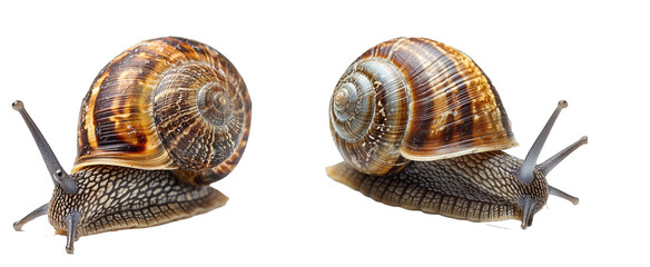 snail isolated on transparent background