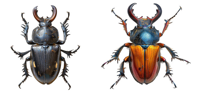 Stag Beetle isolated on transparent background