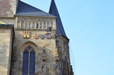 Fototapeta premium Prague, Czech, 20 March 2024:view of prague in the spring day