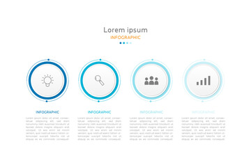 Modern design elements for business infographics.