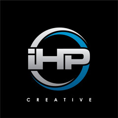 IHP Letter Initial Logo Design Template Vector Illustration