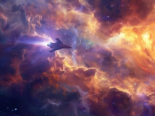 Aerospace exploration of a fantastical nebula