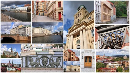 Gothenburg city photo collage