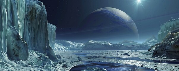 Imaginary deep-sea exploration on Europa Jupiters moon