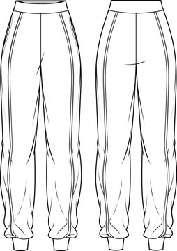 black and white pants fashion design clip art preview