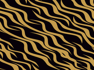 Trendy abstract for background. Animal Print. Seamless vector background. Tiger stripes pattern, animal skin, unique background. Seamless wild animal skin pattern. Wooden slats.