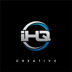 IHQ Letter Initial Logo Design Template Vector Illustration