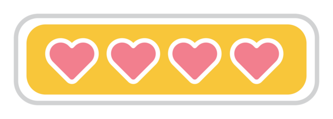 illustration of Heart, Collections heart,  pink four heart, Elements for valentine day festival design