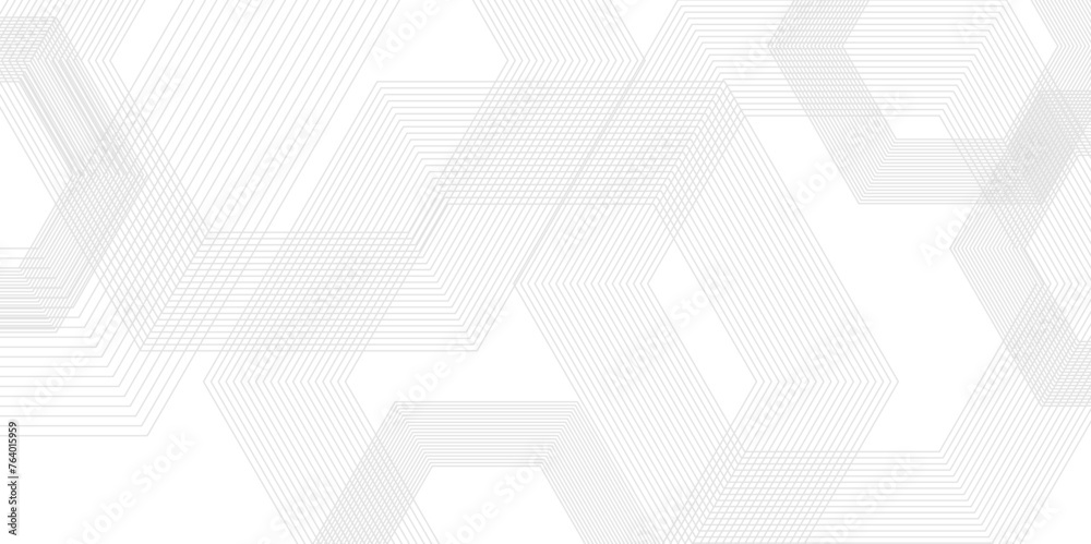 Wall mural abstract background wave line elegant white striped diagonal line. geometric pattern transparent bac